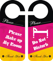 Do not disturb please door hangers printing